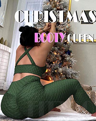 Womens High Waisted Yoga Pants Tummy Control Scrunched Booty Leggings Workout Running Butt Lift Textured Tights