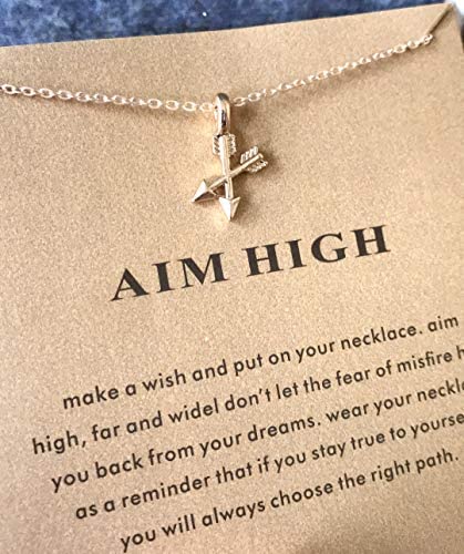 Message Card Compass Pendant Necklace Friendship Starfish Good Luck Elephant Pendant Chain Necklace with Gift Card