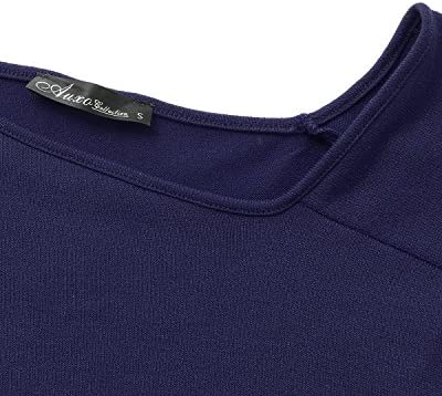 Womens Off The Shoulder Tops Baggy Shirt Long Sleeve Blouse Oversized Sweater Jumper Pullover