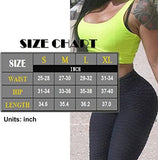 Womens High Waisted Yoga Pants Tummy Control Scrunched Booty Leggings Workout Running Butt Lift Textured Tights