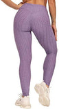 Womens High Waisted Yoga Pants Tummy Control Scrunched Booty Leggings Workout Running Butt Lift Textured Tights