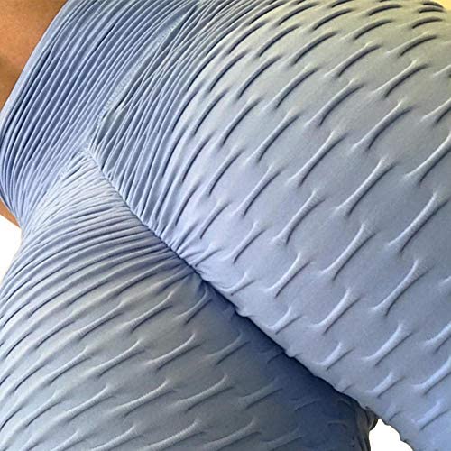 Womens High Waisted Yoga Pants Tummy Control Scrunched Booty Leggings Workout Running Butt Lift Textured Tights