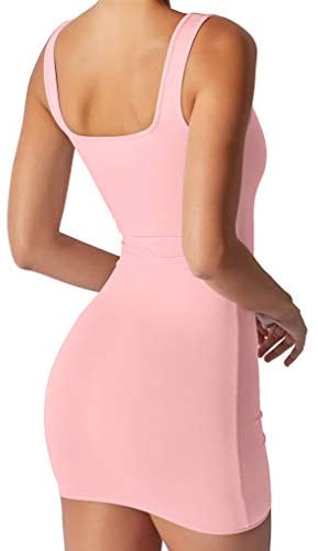 Women's Sexy Casual Sleeveless Tank Bodycon Summer Club Mini Dress