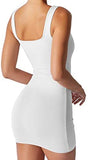 Women's Sexy Casual Sleeveless Tank Bodycon Summer Club Mini Dress