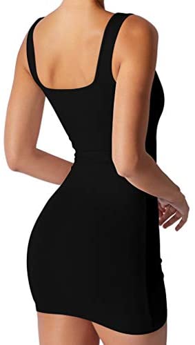 Women's Sexy Casual Sleeveless Tank Bodycon Summer Club Mini Dress