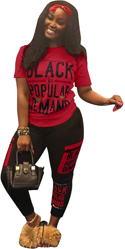 Womens Sexy 2 Piece Sports Outfit Set Shirt Bodycon Pants Joggers Clubwear Tracksuit Sportswear Set