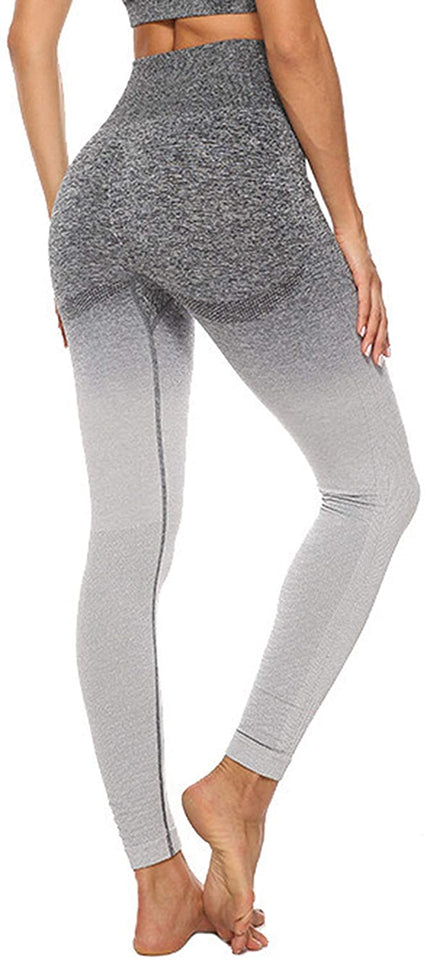 Womens High Waist Yoga Leggings Seamless Fitness Sports Gym Pants Shark Trousers