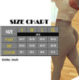 Womens High Waisted Yoga Pants Tummy Control Scrunched Booty Leggings Workout Running Butt Lift Textured Tights