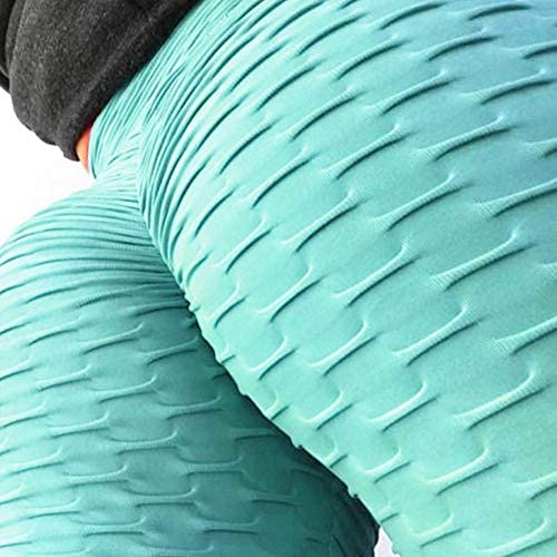 Womens High Waisted Yoga Pants Tummy Control Scrunched Booty Leggings Workout Running Butt Lift Textured Tights
