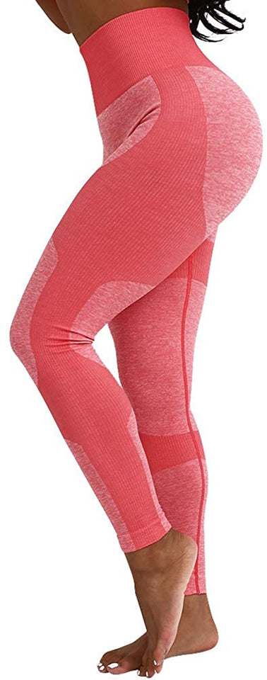 Womens High Waist Yoga Leggings Seamless Fitness Sports Gym Pants Shark Trousers