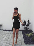 Women's Sexy Casual Sleeveless Tank Bodycon Summer Club Mini Dress