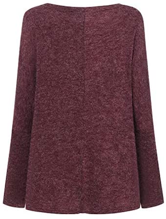 Womens Off The Shoulder Tops Baggy Shirt Long Sleeve Blouse Oversized Sweater Jumper Pullover