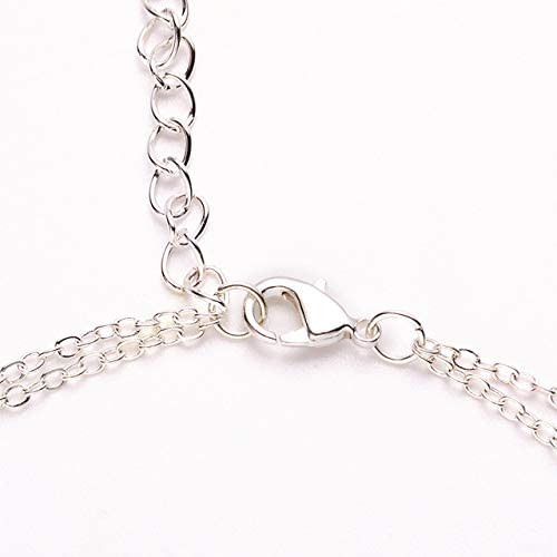 Message Card Compass Pendant Necklace Friendship Starfish Good Luck Elephant Pendant Chain Necklace with Gift Card