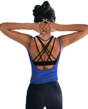 Womens Summer Workout Tops Sexy Backless Yoga Shirts Open Back Activewear Running Sports Gym Quick Dry Tank Tops