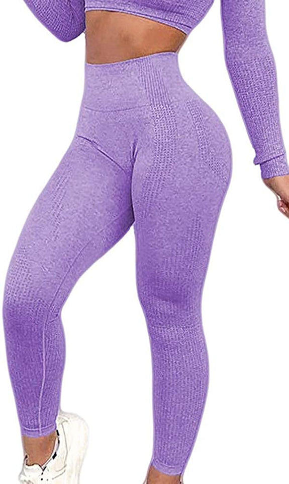 Womens High Waist Yoga Leggings Seamless Fitness Sports Gym Pants Shark Trousers