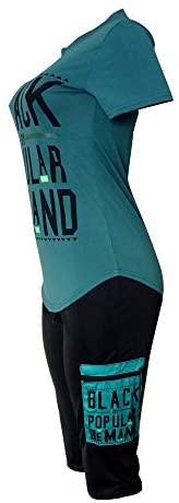 Womens Sexy 2 Piece Sports Outfit Set Shirt Bodycon Pants Joggers Clubwear Tracksuit Sportswear Set