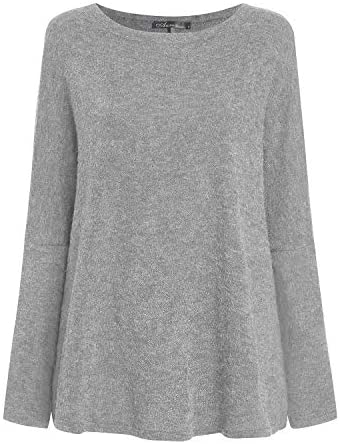 Womens Off The Shoulder Tops Baggy Shirt Long Sleeve Blouse Oversized Sweater Jumper Pullover