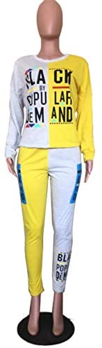 Womens Sexy 2 Piece Sports Outfit Set Shirt Bodycon Pants Joggers Clubwear Tracksuit Sportswear Set