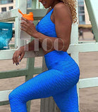 Womens High Waisted Yoga Pants Tummy Control Scrunched Booty Leggings Workout Running Butt Lift Textured Tights