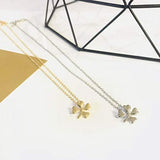 Message Card Compass Pendant Necklace Friendship Starfish Good Luck Elephant Pendant Chain Necklace with Gift Card