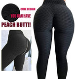 Womens High Waisted Yoga Pants Tummy Control Scrunched Booty Leggings Workout Running Butt Lift Textured Tights