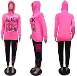 Womens Sexy 2 Piece Sports Outfit Set Shirt Bodycon Pants Joggers Clubwear Tracksuit Sportswear Set