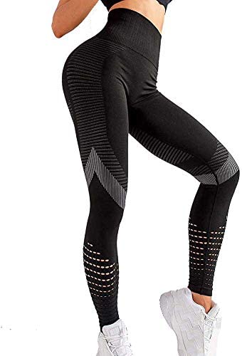 Womens High Waist Yoga Leggings Seamless Fitness Sports Gym Pants Shark Trousers