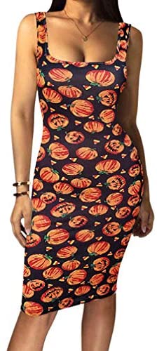 Women's Sexy Bodycon Tank Dress Sleeveless Basic Midi Club Dresses