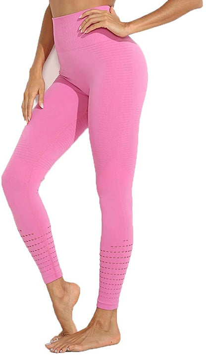 Womens High Waist Yoga Leggings Seamless Fitness Sports Gym Pants Shark Trousers