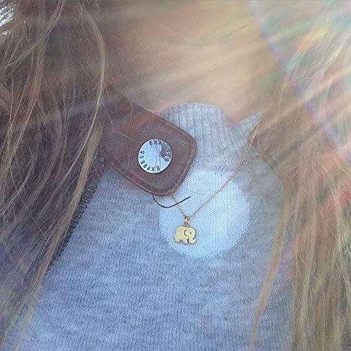 Message Card Compass Pendant Necklace Friendship Starfish Good Luck Elephant Pendant Chain Necklace with Gift Card