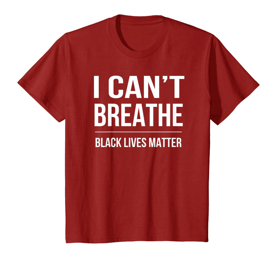 I Can't Breathe Black Lives Matter T-Shirt