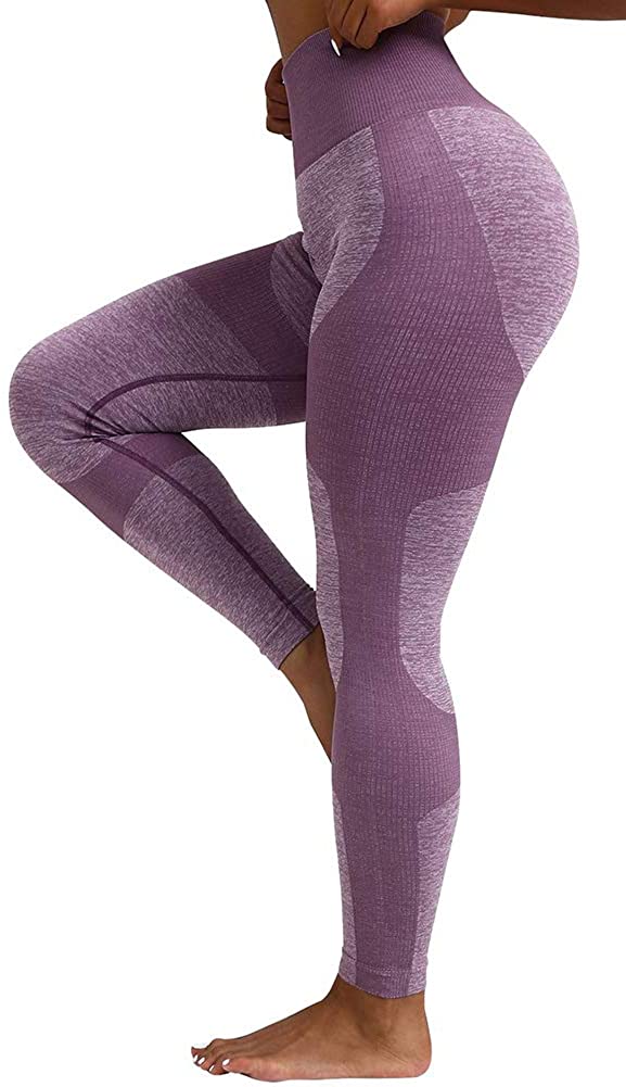 Womens High Waist Yoga Leggings Seamless Fitness Sports Gym Pants Shark Trousers