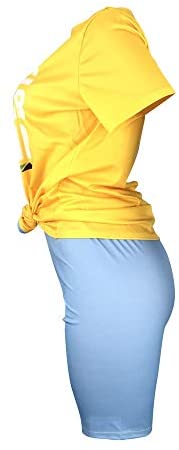 Womens Sexy 2 Piece Sports Outfit Set Shirt Bodycon Pants Joggers Clubwear Tracksuit Sportswear Set