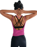 Womens Summer Workout Tops Sexy Backless Yoga Shirts Open Back Activewear Running Sports Gym Quick Dry Tank Tops