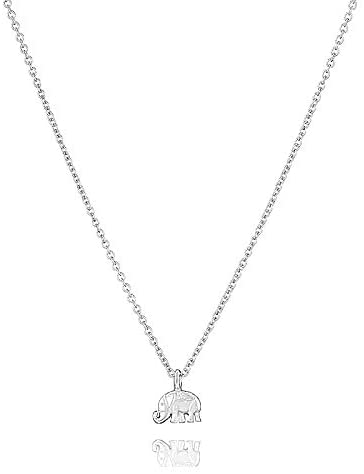 Message Card Compass Pendant Necklace Friendship Starfish Good Luck Elephant Pendant Chain Necklace with Gift Card