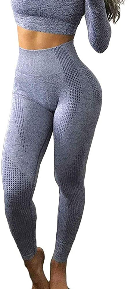 Womens High Waist Yoga Leggings Seamless Fitness Sports Gym Pants Shark Trousers