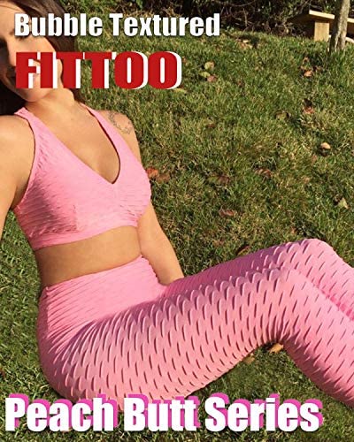 Womens High Waisted Yoga Pants Tummy Control Scrunched Booty Leggings Workout Running Butt Lift Textured Tights