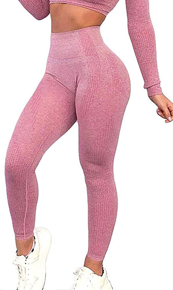 Womens High Waist Yoga Leggings Seamless Fitness Sports Gym Pants Shark Trousers