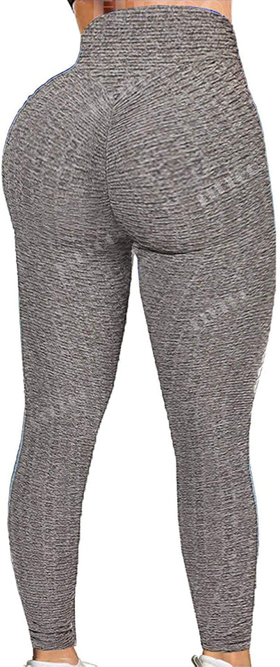 Womens High Waisted Yoga Pants Tummy Control Scrunched Booty Leggings Workout Running Butt Lift Textured Tights