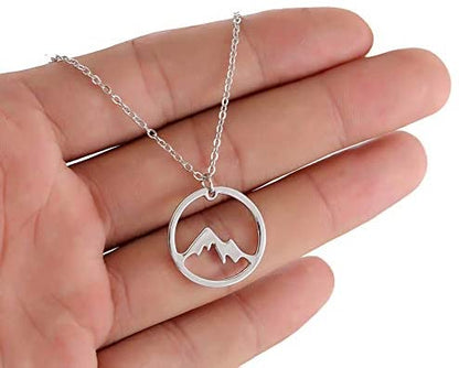 Message Card Compass Pendant Necklace Friendship Starfish Good Luck Elephant Pendant Chain Necklace with Gift Card