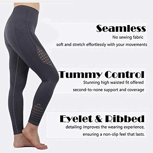 Womens High Waist Yoga Leggings Seamless Fitness Sports Gym Pants Shark Trousers