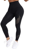 Womens High Waist Yoga Leggings Seamless Fitness Sports Gym Pants Shark Trousers