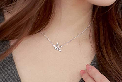 Message Card Compass Pendant Necklace Friendship Starfish Good Luck Elephant Pendant Chain Necklace with Gift Card
