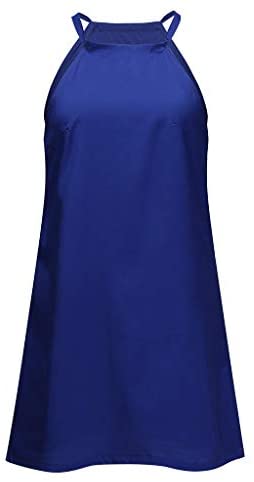 Women clothes Womens Sexy Sleeveless Dresses,Summer Casual Loose Cotton Linen Beach Holiday Party Irregular Dress