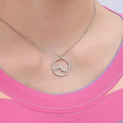 Message Card Compass Pendant Necklace Friendship Starfish Good Luck Elephant Pendant Chain Necklace with Gift Card