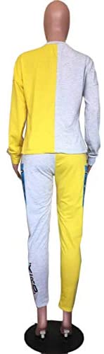 Womens Sexy 2 Piece Sports Outfit Set Shirt Bodycon Pants Joggers Clubwear Tracksuit Sportswear Set