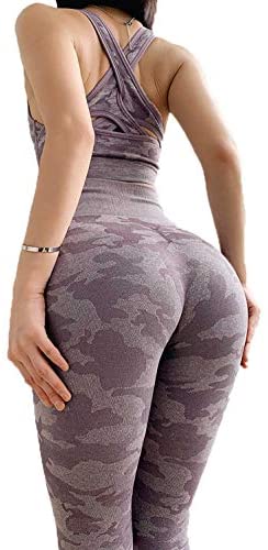 Womens High Waist Yoga Leggings Seamless Fitness Sports Gym Pants Shark Trousers