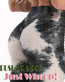 Womens High Waisted Yoga Pants Tummy Control Scrunched Booty Leggings Workout Running Butt Lift Textured Tights