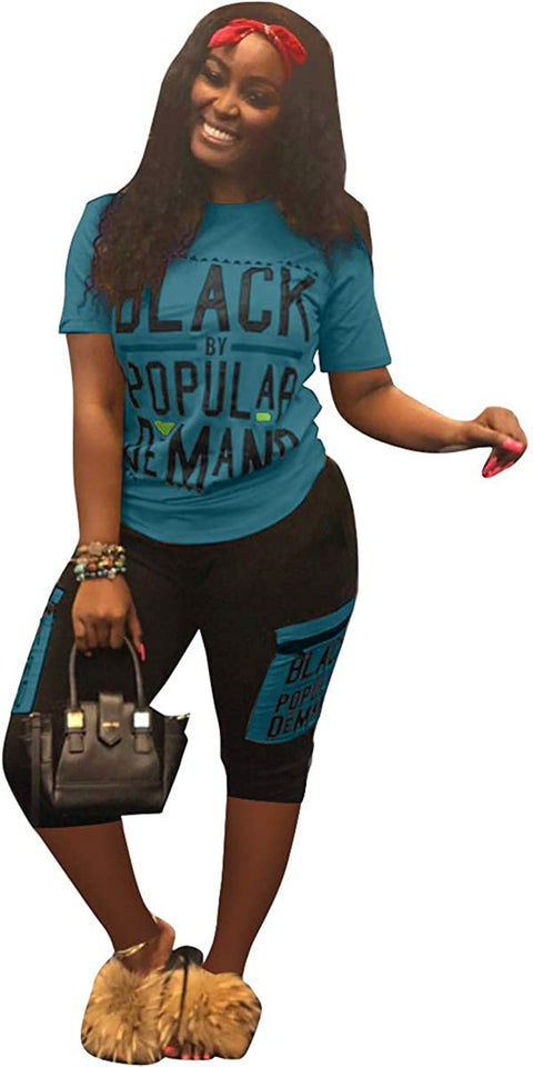 Womens Sexy 2 Piece Sports Outfit Set Shirt Bodycon Pants Joggers Clubwear Tracksuit Sportswear Set