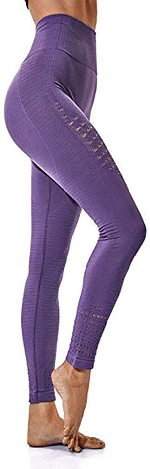 Womens High Waist Yoga Leggings Seamless Fitness Sports Gym Pants Shark Trousers